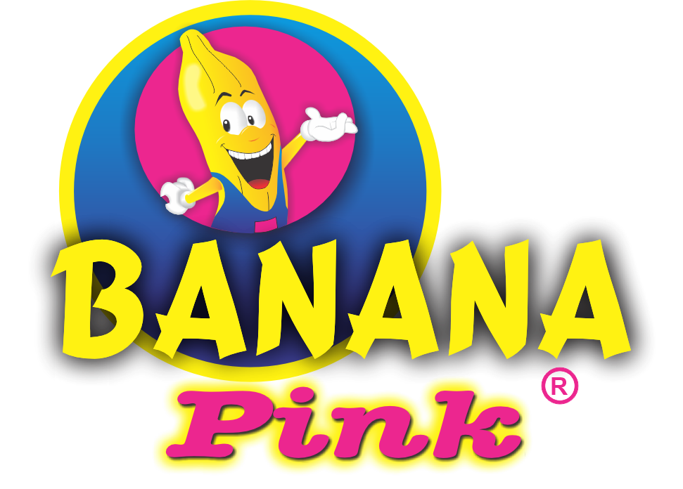 logomarca banana pink
